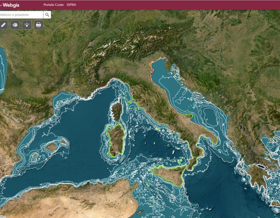Le coste italiane dal portale ISPRA